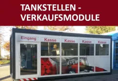 Tankstellen Verkaufscontainer für Umbauten