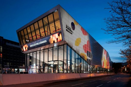 Promotion am Deutschen Fußballmuseum in Dortmund