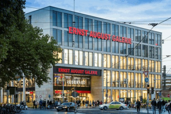 Einkaufszentrum, Typ Shopping-Center ✩ Ernst-August Galerie in Hannover