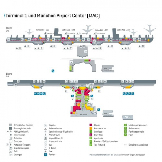 Einkaufszentrum, Typ Flughafencenter ✩ Flughafen München GmbH in München